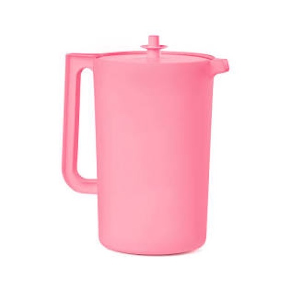 Tupperware Bright Pink Beverage Pitcher - Picture 1 of 1